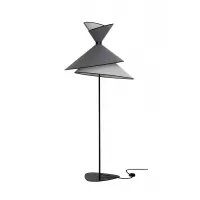 Floor lamp XL Kimono - Light grey and Medium grey - Designheure
