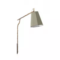 Wall floorlamp XXL LuXiole - Khaki / White - Designheure