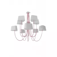 Chandelier 10 Grand Nuage - White diffusing - Designheure