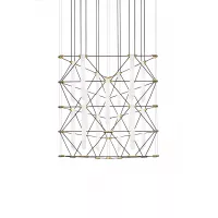 Lustre Trio 2x2 Mozaik - Blanc - Designheure