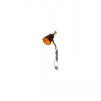 Wall lamp Petit LuXiole - Brown / Orange - Designheure