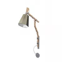 Wall Floorlamp Small LuXiole - Khaki / White - Designheure