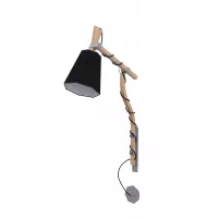 Wall Floorlamp Small LuXiole - Black / White - Designheure