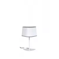Table lamp Moyen Nuage - White with black border - Designheure