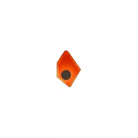 Ceiling lamp Baby Nénuphar - Grey / Orange - Designheure