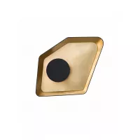 Pendant light Petit Nenuphar LED - Black / Gold - Designheure