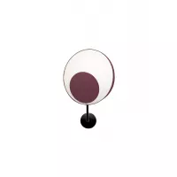 Wall lamp Petit demi Reef - White and Red wine - Designheure