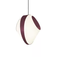 Suspension Grand Reef - Blanc et Bordeaux - Designheure