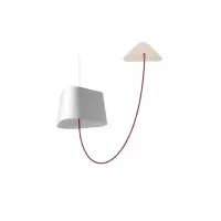 Decentered pendant light Grand Nuage - White diffusing - Designheure