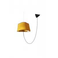 Decentered pendant light Grand Nuage - Yellow / Gold - Designheure