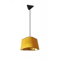 Pendant light Grand Nuage - Yellow and Gold - Designheure