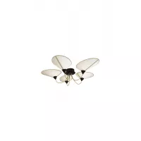 Ceiling lamp 5 Petit Shield - White gold border - Designheure