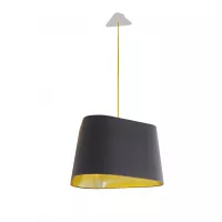 Pendant light XL Nuage - Grey and Gold - Designheure