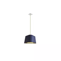Pendant light Grand Nuage - Navy blue and Gold - Designheure