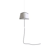 Suspension Nomade Grand Nuage - Blanc bordures noires - Designheure