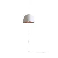 Nomadic Pendant Light Grand Nuage - White and Pink copper - Designheure