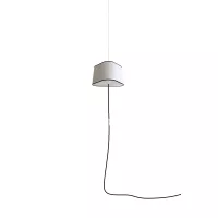 Nomadic Pendant Light Moyen Nuage - White & black borders - Designheure