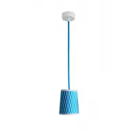 Pendant light Lightbook - Damier Blue - Designheure