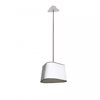 Pendant light Moyen Nuage - White & black border - Designheure