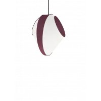 Suspension Moyen Reef - Blanc et Bordeaux - Designheure