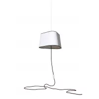 Suspension Nomade Grand Nuage - Blanc bordures noires - Designheure