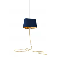 Suspension Nomade Grand Nuage - Bleu marine et Or - Designheure