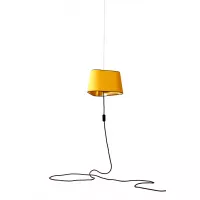 Nomadic Pendant Light Petit Nuage - Yellow and Gold - Designheure