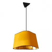 Pendant light XL Nuage - Yellow and Gold - Designheure