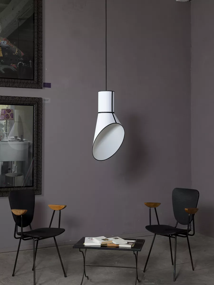 Pendant Light Petit Cargo - White with White cylinder - Designheure