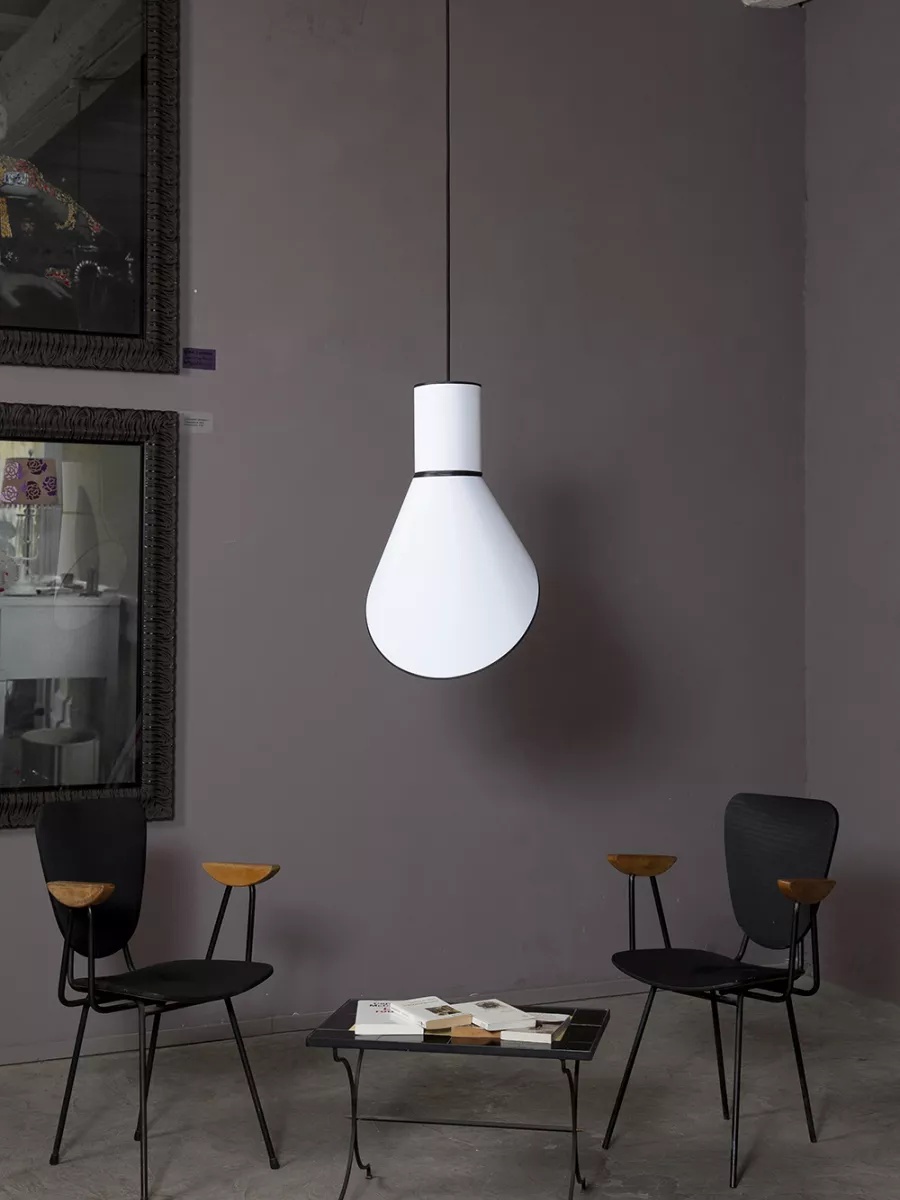 Pendant Light Petit Cargo - White with White cylinder - Designheure