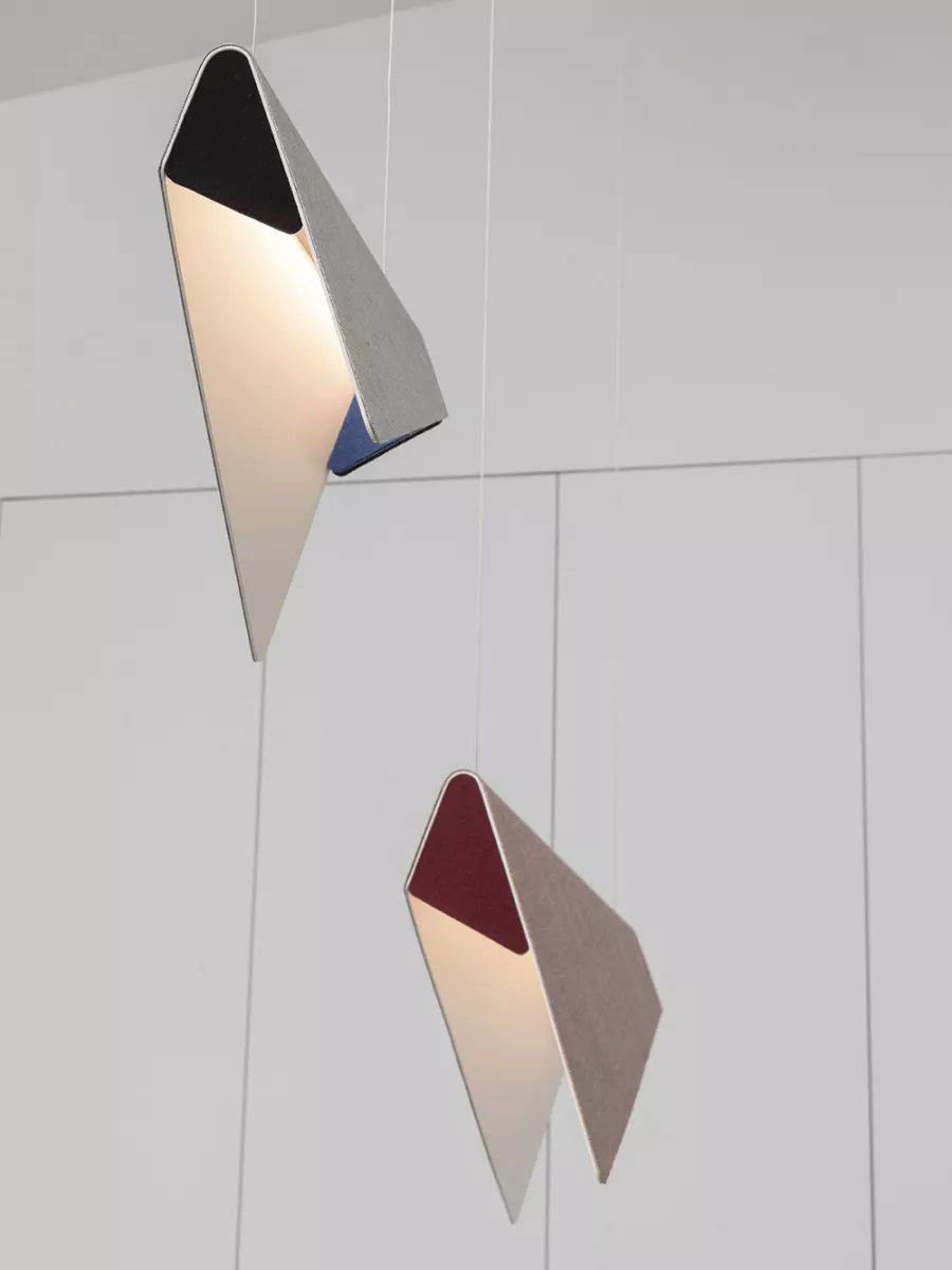 Pendant Light Small Mobula - Copper - Aubergine/Brown - Designheure