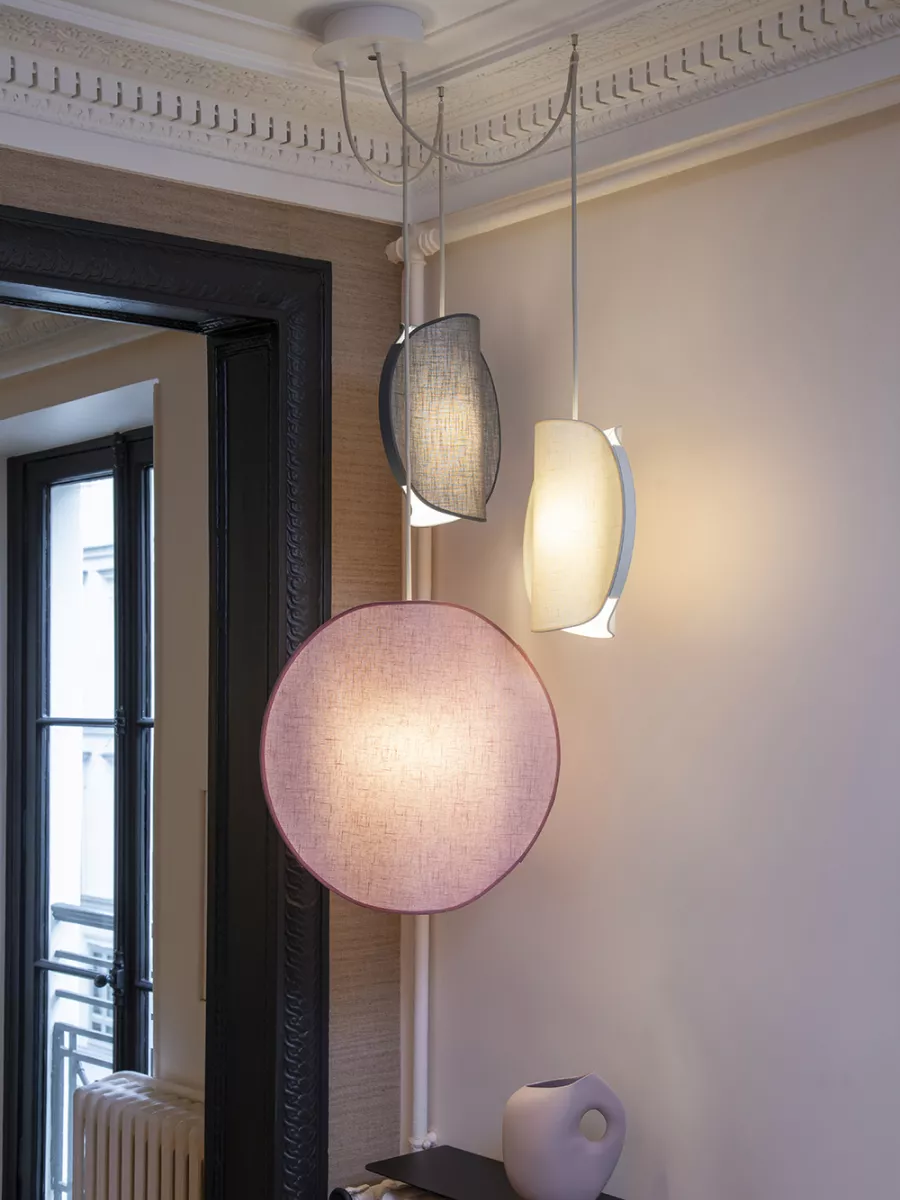 Pendant light Moyen Moon - Cream White - Designheure