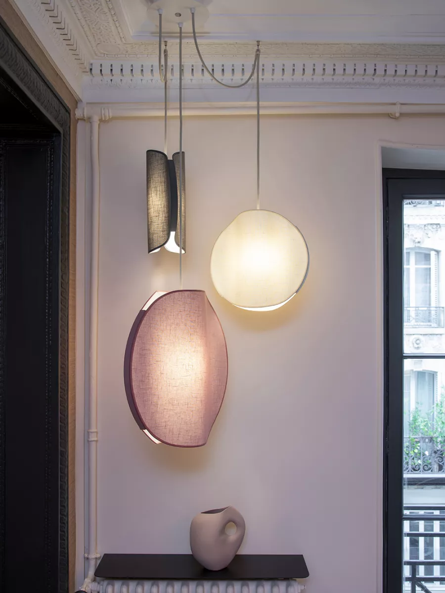 Pendant light Moyen Moon - Cream White - Designheure