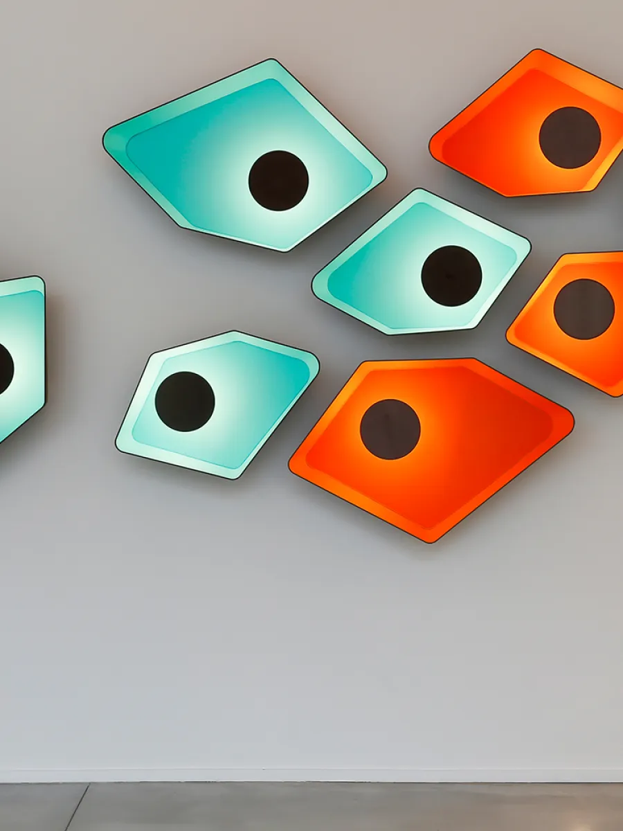 marron et turquoise