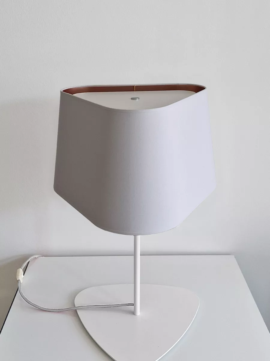 Table Lamp Grand Nuage -White and Pink copper - Designheure