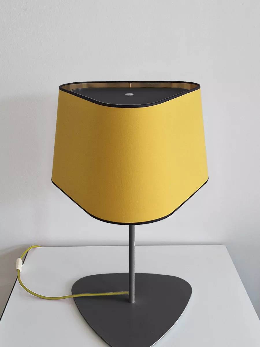 Table Lamp Grand Nuage - Yellow and gold - Designheure