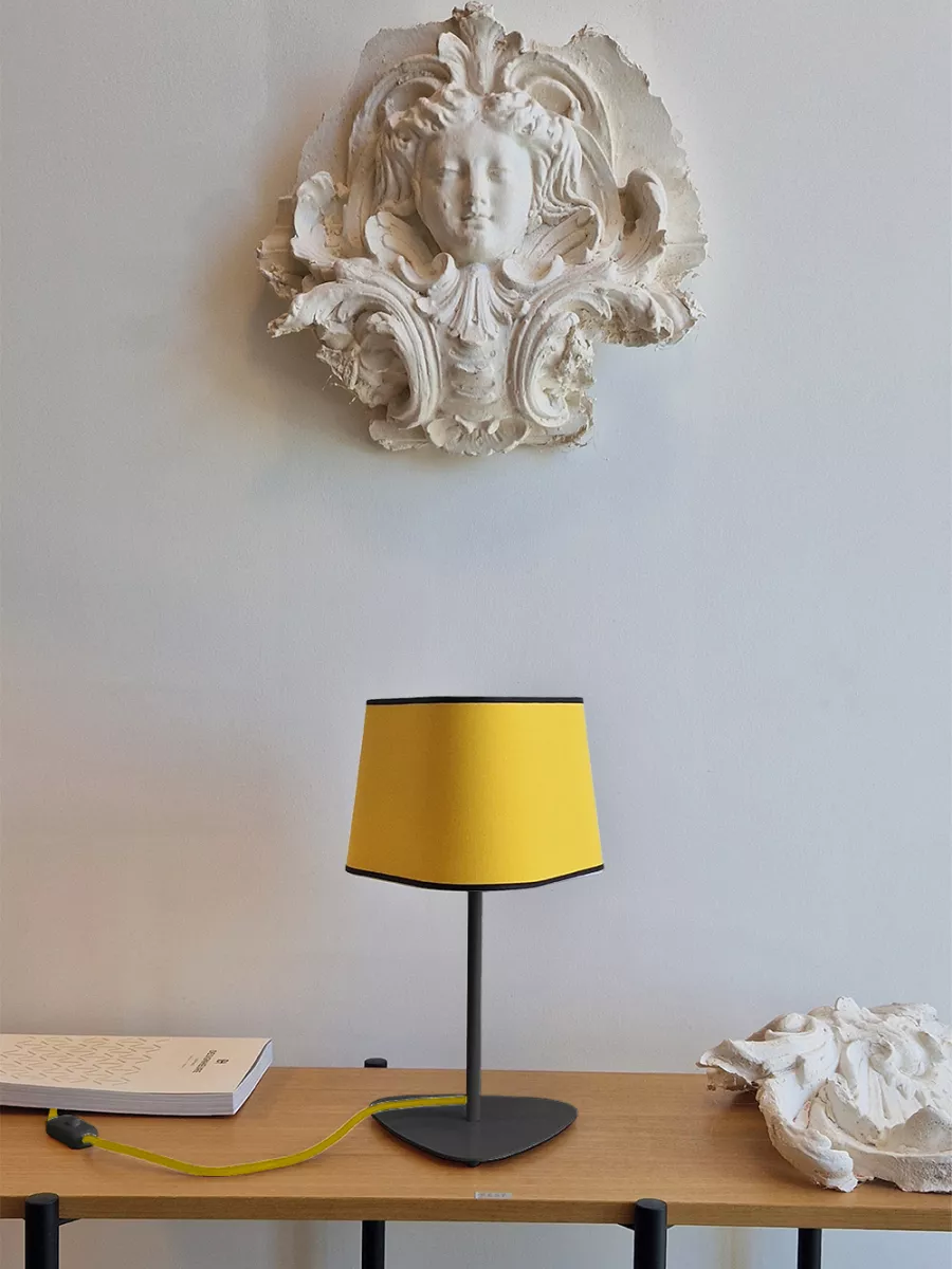 Table Lamp Petit Nuage - Yellow and Gold - Designheure