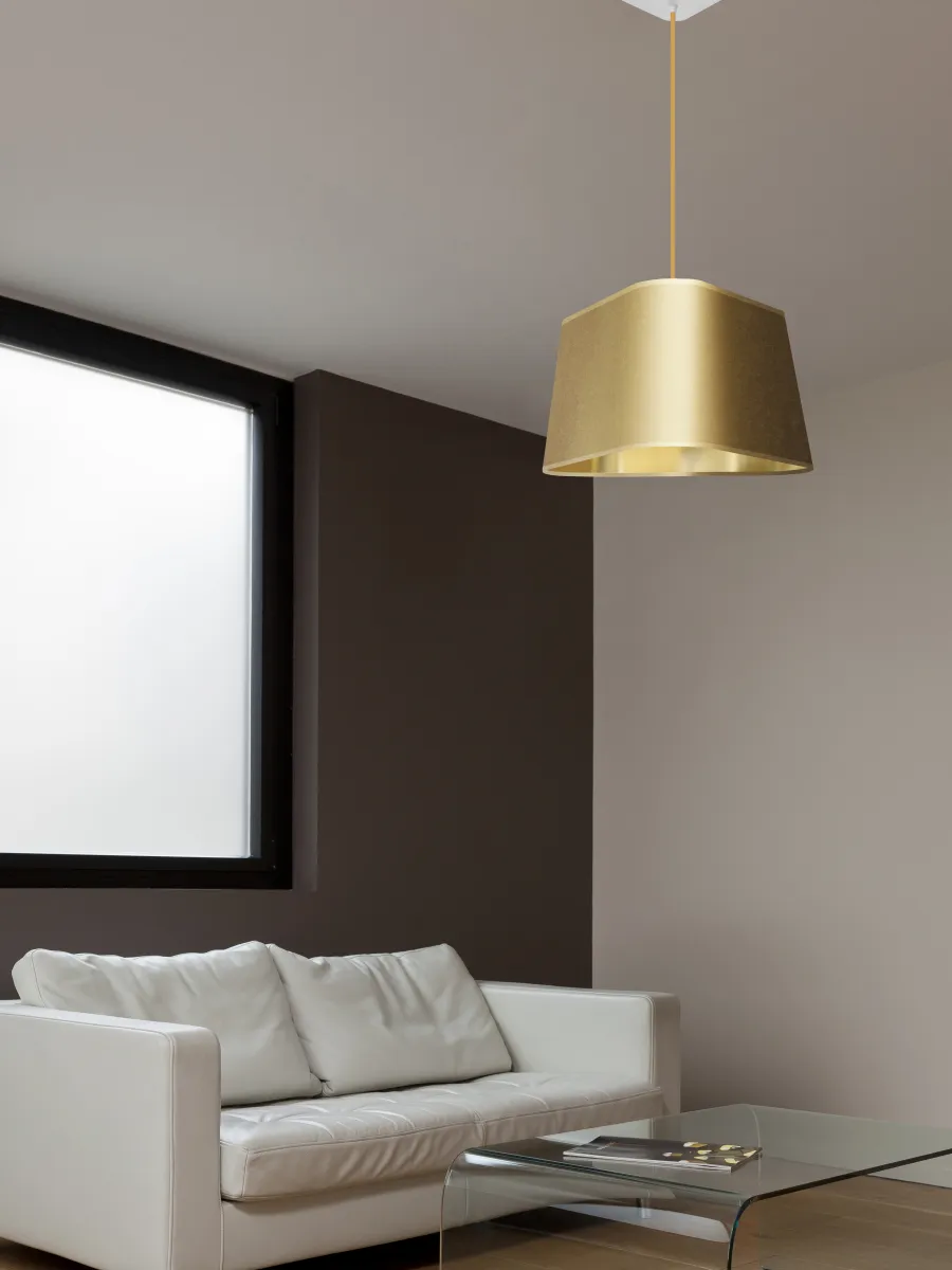 Pendant light Grand Nuage - Grey and Gold - Designheure