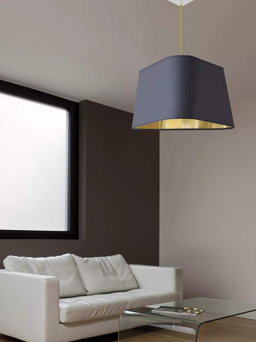 Pendant light XL Nuage - Grey and Gold - Designheure