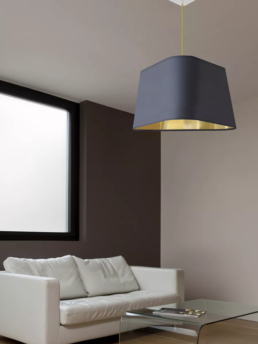 Suspension XL Nuage - Gris et Or - Designheure