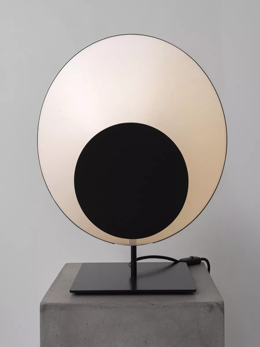 Table lamp Moyen Reef - White and Black - Designheure