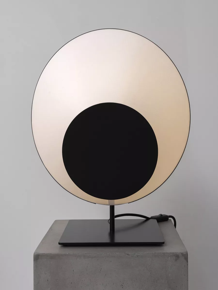 Lampe 54 Moyen Reef - Blanc et Noir - Designheure