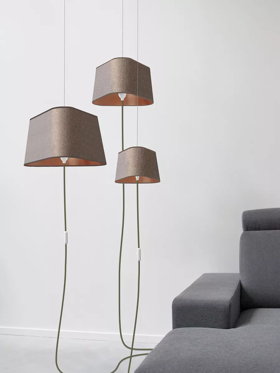 Nomadic Pendant Light Petit Nuage Copper and Pink copper - Designheure