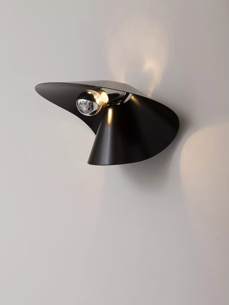 Wall lamp Small Nonne - Black - Designheure