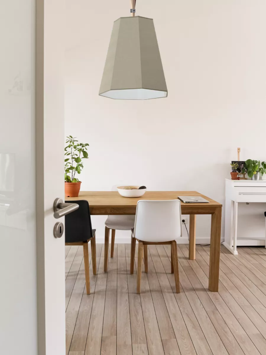 Pendant light XXL LuXiole - Khaki / White - Designheure