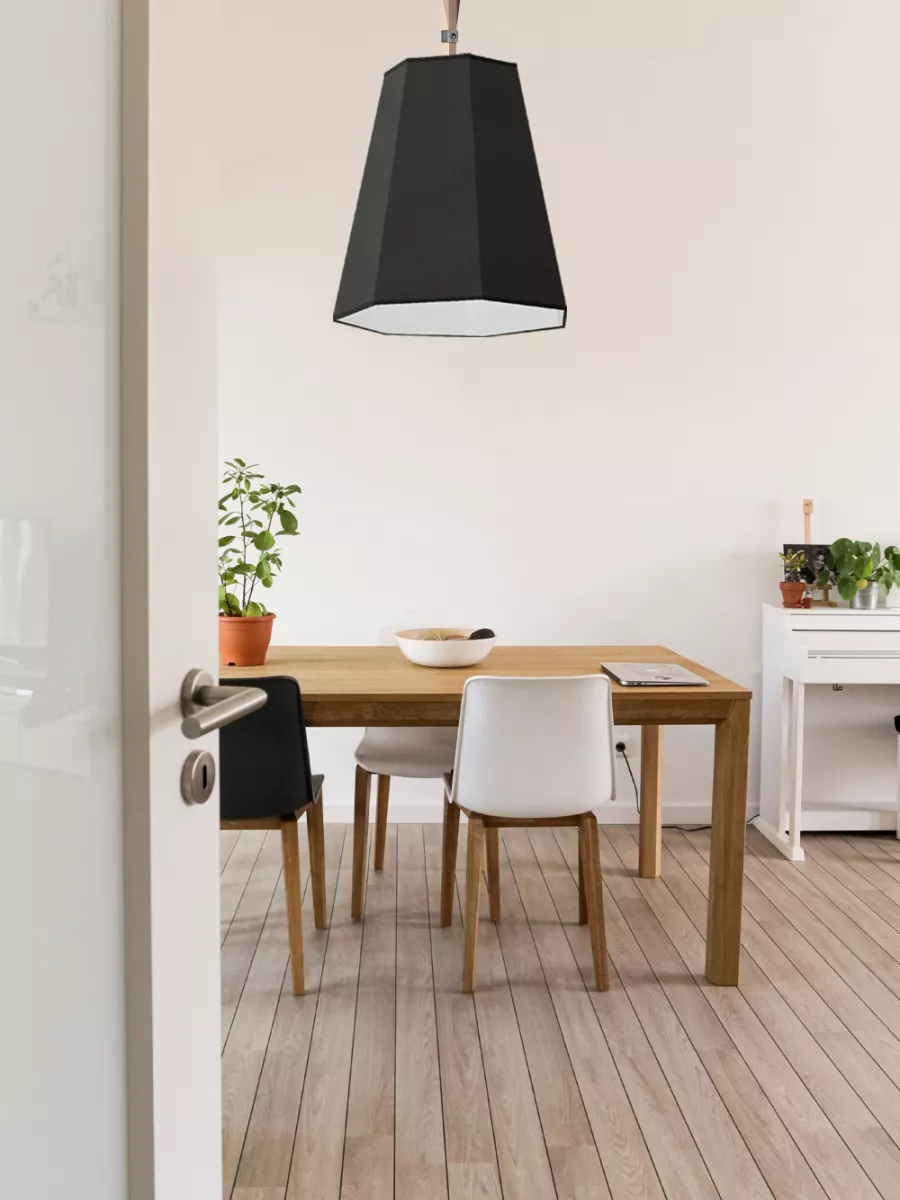 Pendant light XXL LuXiole - Black / White - Designheure