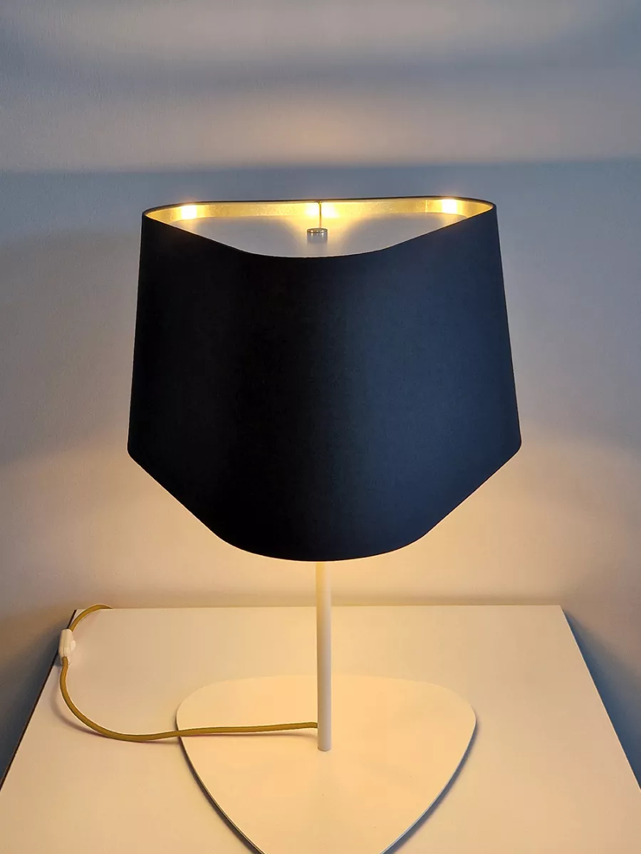 Table Lamp Grand Nuage - Grey and Gold - Designheure