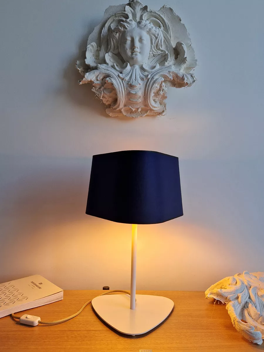 Lampe Moyen Nuage - Bleu et Or - Designheure