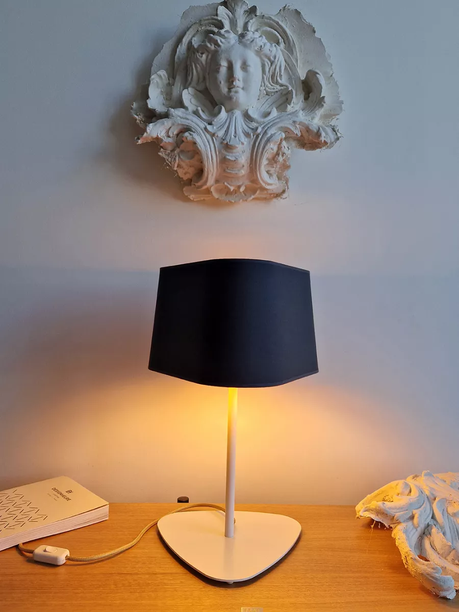 Table lamp Moyen Nuage - Grey and Gold - Designheure