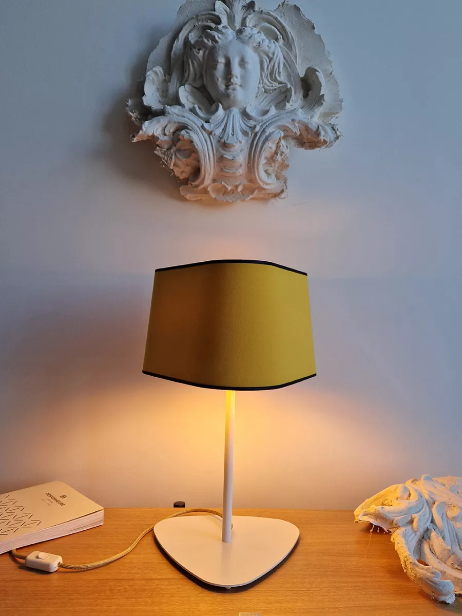 Table lamp Moyen Nuage - Yellow / Gold - Designheure